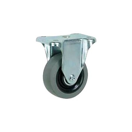 Casters Wheels & Industrial Handling Faultless Rigid Plate Caster 6in TPR Wheel 3491-6